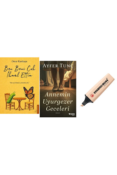 CAN Ben Beni Çok İhmal Ettim + Annemin Uyurgezer Geceleri 2 Kitap SET (KALEM ...