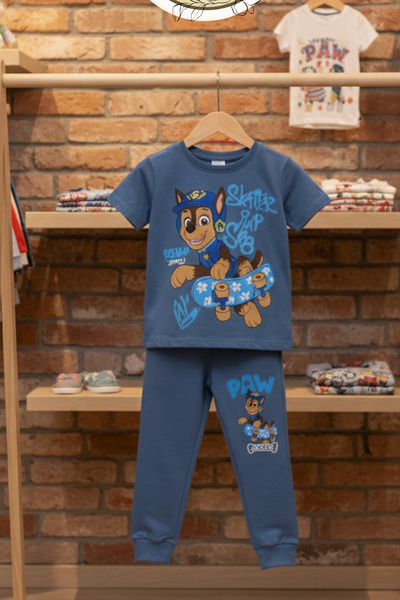 Zekalya Dečačka Paw Patrol Štampano Indigo Plava S Single jersey P Pamučni dž...