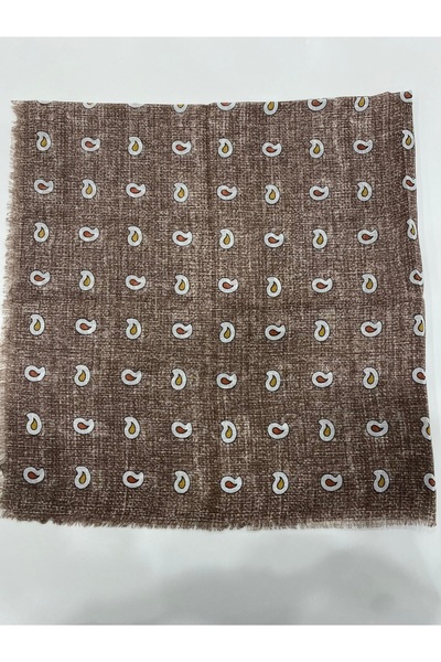 Bohemian Milky Brown Organic Cotton Soft Scarf