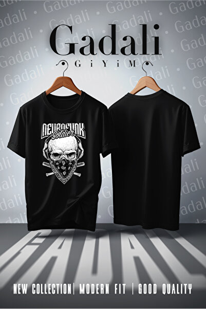 Gadali Unisex Neurofunk Soldier Printed T-Shirt