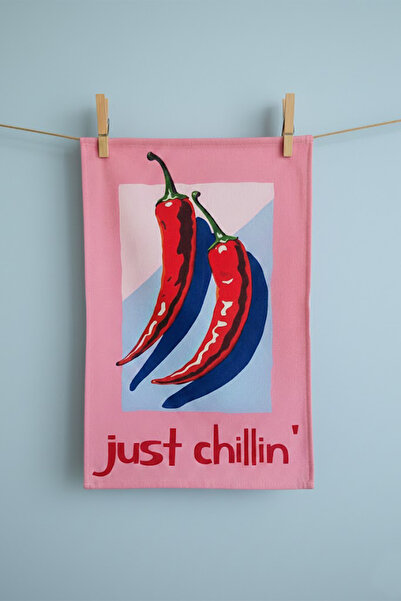 Alseko Concept Just Chillin' 1 Τεμάχιο Βαμβακερή Πετσέτα Φούρνου Κουζίνας