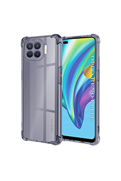 Techsuit Oppo Reno 4 Lite Αντικραδασμική διαφανής θήκη από σιλικόνη, καπνιστή