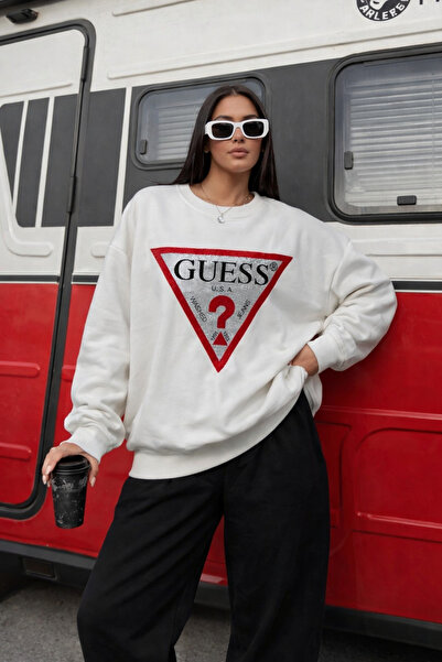 Nursay Oversize Stone-Embellished Sweatshirt