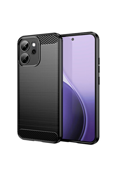 Techsuit Carcasă din silicon carbon pentru Oppo Reno 14 F, neagră