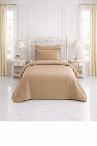 Zarif Home Duvet Cover Set Ranforce Single - Reversible (3-Piece) - Cream - C...