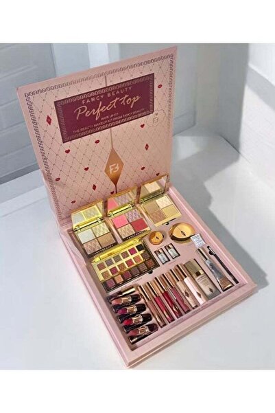 FANCY BEAUTY مجموعة مكياج مكونة من 24 قطعة مع عناصر متنوعة