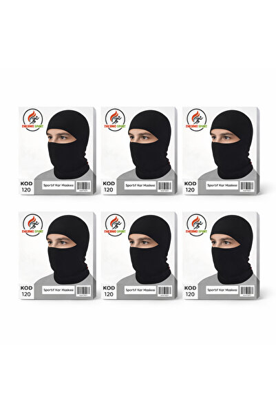 thermo Sport 6 قطع من قناع الوجه بالاكلافا مناسب للطباعة تحت الخوذة للجنسين ب...