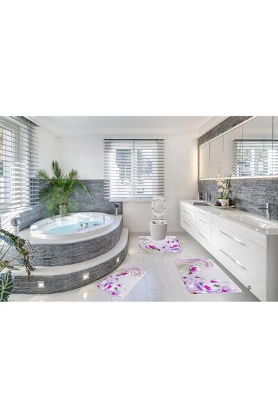 naniland.ro 3-piece bath mat set – comfort, safety and modern style