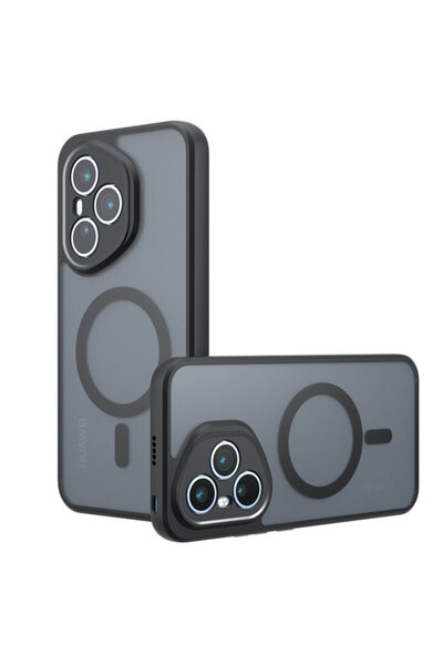 Techsuit Honor 400 Pro PureFrost MagSafe, negru înghețat