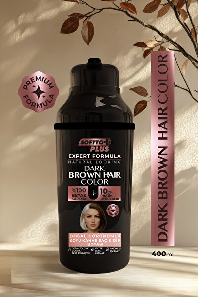Softto Plus Expert Woman Brown Hair Color / Koyu Kahve / Kadınlara Özel Geliş...