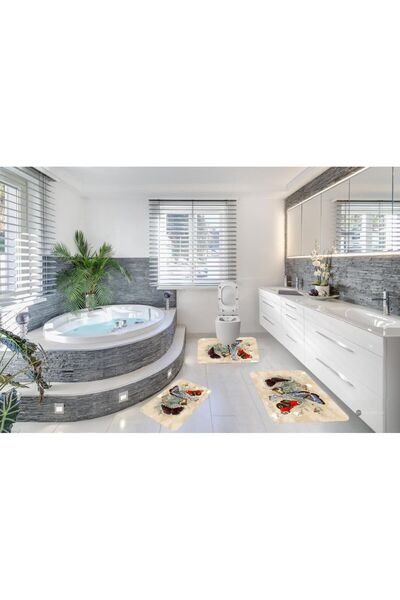 naniland.ro 3-piece bath mat set – comfort, safety and modern style