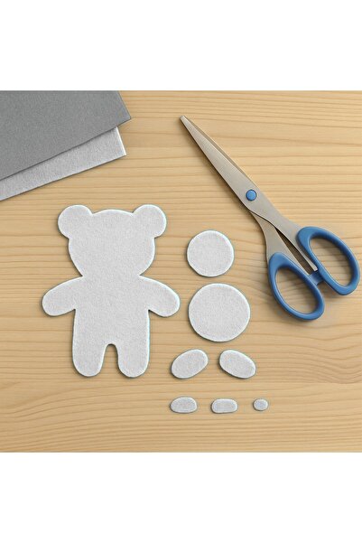 Generic Brand Artistic Paper A4 Felt Sheets 10 Pieces White