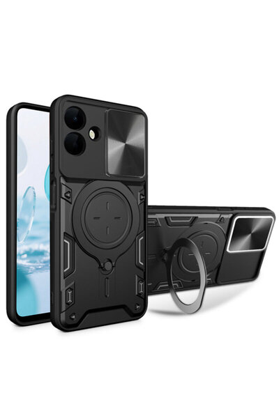 Techsuit Θήκη για Samsung Galaxy A07 4G CamGuard Pro, μαύρη