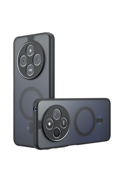 Techsuit Xiaomi Redmi 14 C PureFrost MagSafe, negru înghețat