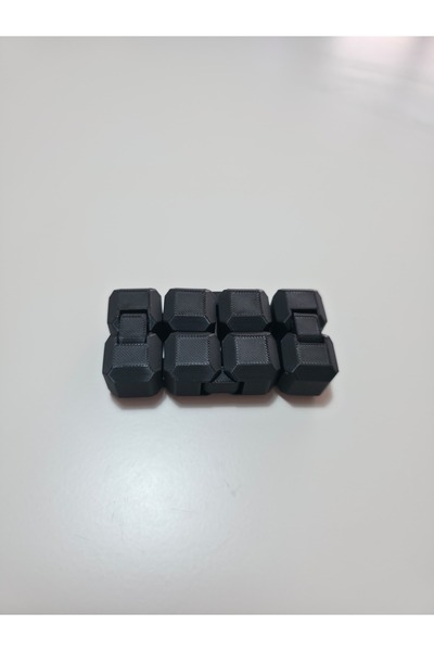 Orvia Life Toy Cube - Infinite Rotation Cube - Sitres Moving Cube Black