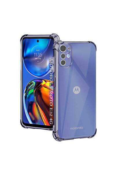 Techsuit Husă din silicon transparentă rezistentă la șocuri pentru Motorola M...