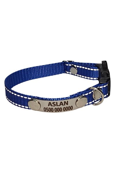 Ayz Markalama Sabit künyeli isimli köpek tasması, küçük ırk köpekler için ism...