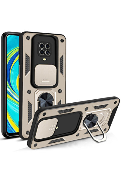 Techsuit Θήκη προστασίας κάμερας Xiaomi Redmi Note 9S CamShield Series, χρυσή