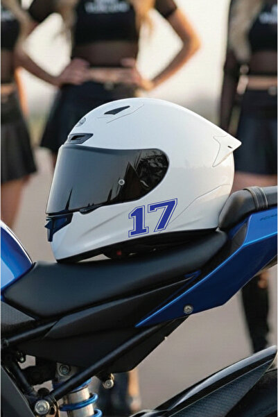 Yalıgraf Reklam Tabela Helmet Number Sticker - City License Plate Codes - Rac...