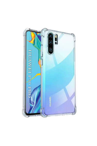 Techsuit Husă din silicon transparentă, rezistentă la șocuri pentru Huawei P3...