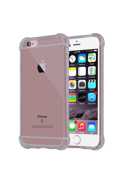 Techsuit Αντικραδασμική διαφανής θήκη σιλικόνης για iPhone 5/5s/SE