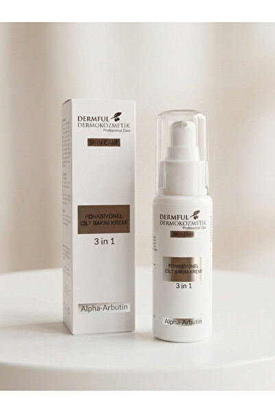 Dermful Leke, Akne ve Gözenek Karşıtı Onarıcı Bakım Kremi (Alpha Arbutin & Sa...