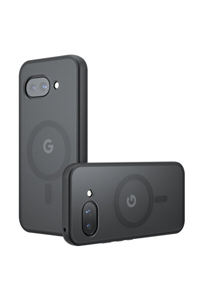 Techsuit Google Pixel 9a PureFrost MagSafe, черен скреж