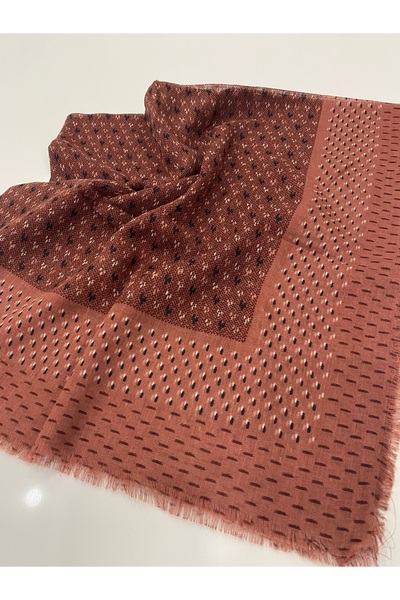 Bohemian Brick Color Organic Cotton Soft Scarf