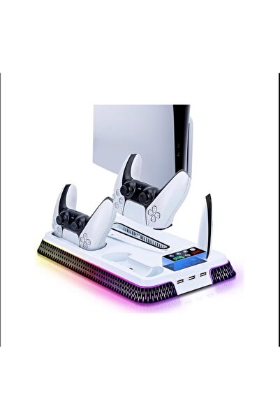Yasee Ps5 Pro/Slim CD ve Dijital Uyumlu RGB-LED Göstergeli Sogutuculu Fanlı C...