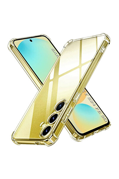 Techsuit Carcasă din silicon transparentă rezistentă la șocuri pentru Samsung...