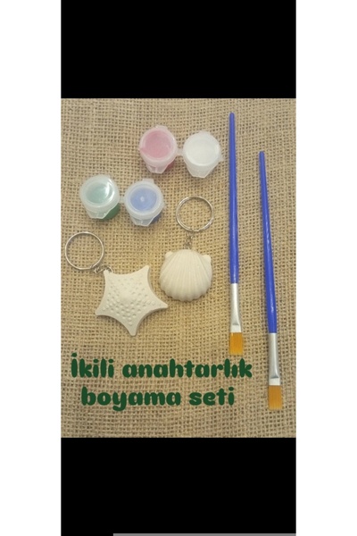 Nympha Deniz temalı Çift Anahtarlık Boyama Etkinlik Seti | Anaokulu ve Doğum ...