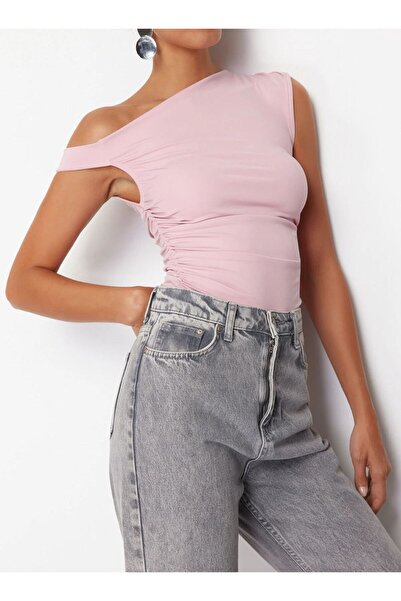 Linich&Co Women's Low Sleeve Detailed Blouse 2532