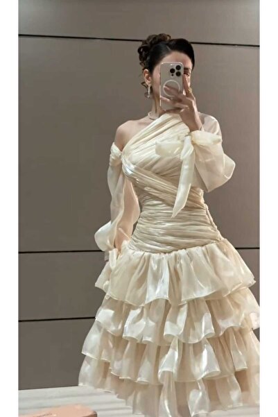 LATEANA crinkle dress