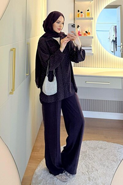 Hazamoda Elva Stone Set Purple