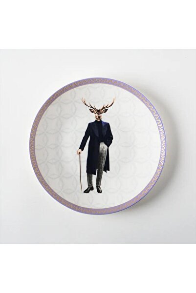 VITELLI DUBAI DEER Gentleman 25 Cm Porcelain Plate