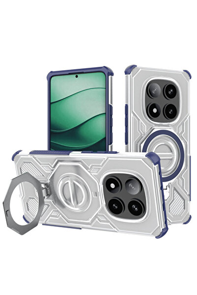 Techsuit Husa Xiaomi Redmi Note 14 Pro 5G Carbon Shield PRO, albastră