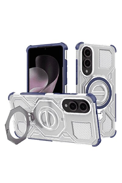 Techsuit Samsung Galaxy S25 Edge Carbon Shield PRO, albastru