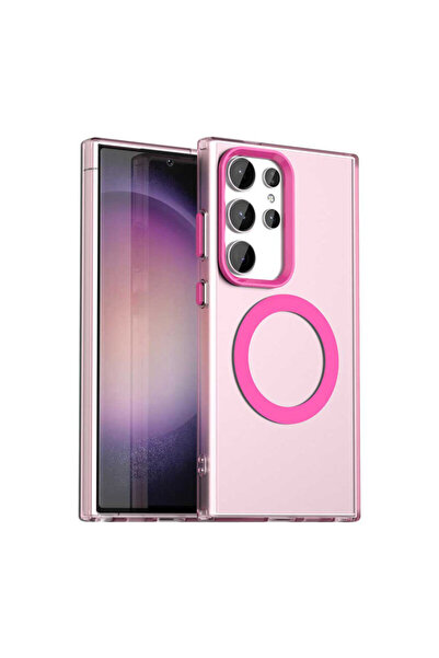 Techsuit Carcasă MagSafe CandyCarcasă pentru Samsung Galaxy S24 Ultra, Roz