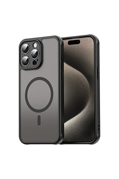 Techsuit iPhone 15 Pro HaloFrost II MagSafe, μαύρο