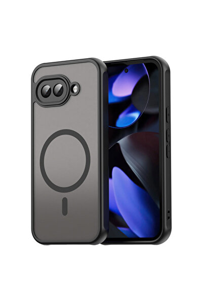 Techsuit Google Pixel 9a HaloFrost II MagSafe, черен