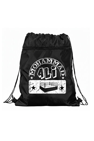 gampfa Mo Ali Drawstring Zipper Backpack 2 Compartments Durable and Stylish 4...