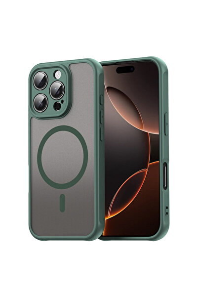 Techsuit iPhone 16 Pro HaloFrost II MagSafe, зелен