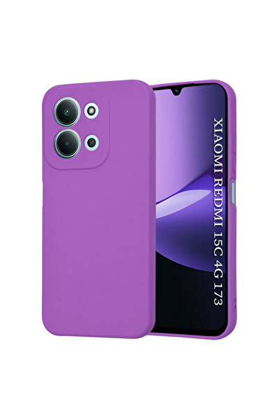 Techsuit Silicone Case for Xiaomi Redmi 15C 4G SoftFlex, Purple