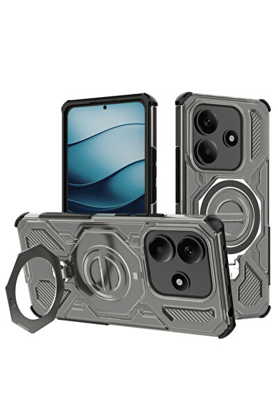 Techsuit Xiaomi Redmi Note 14 5G Carbon Shield PRO, fumuriu