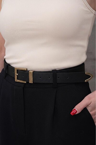Mynoa Square Buckle Women's Belt, Jacket Belt, Trouser Belt.