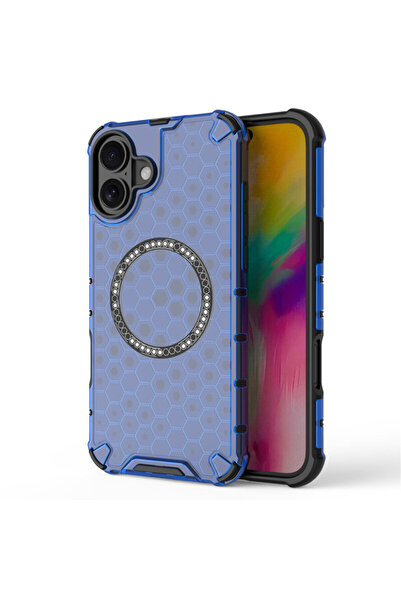 Techsuit HoneyComb Shield MagSafe Transparent Case for iPhone 16