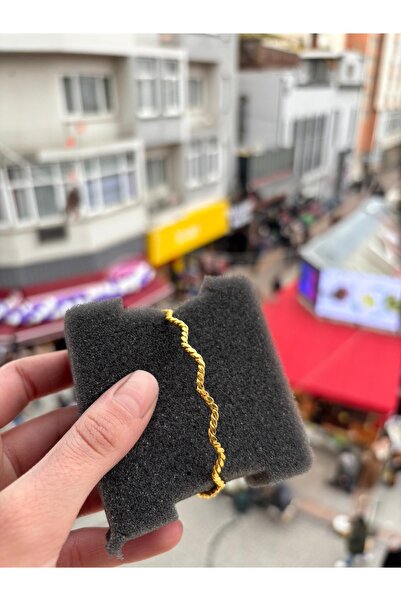 IŞILDAGOLD Burma Zikzak Ajda Bilezik 22 Ayar Altın Kaplama (ADET)