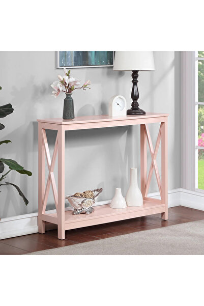 Poyraz Furniture Accessory Raflı Konsol Masa, Koridor Yanı, Salon, Antre, Hol...