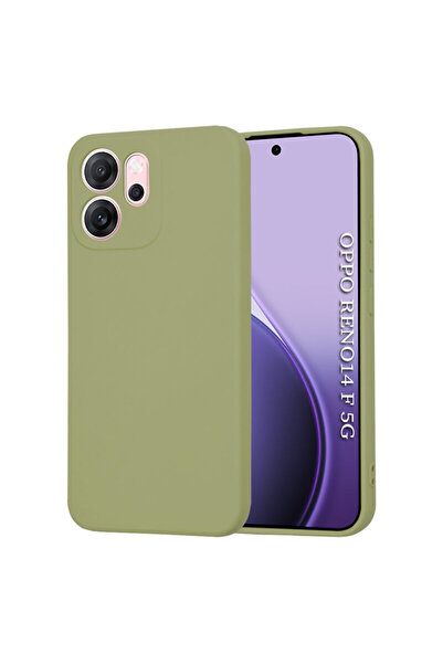 Techsuit Husă din silicon SoftFlex pentru Oppo Reno 14 F, verde