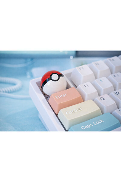 Otscraft Studio Poké Ball Tasarımlı Mekanik Klavye Uyumlu Keycap Eğlenceli Kl...